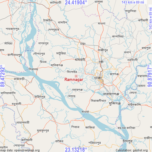 Ramnagar on map