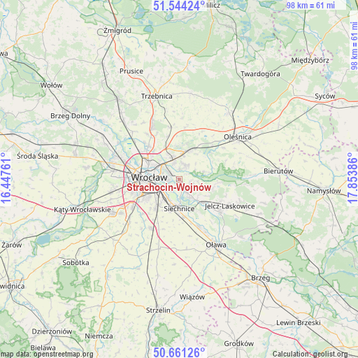 Strachocin-Wojnów on map