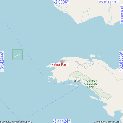 Patipi Pasir on map