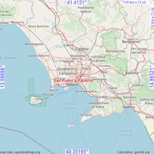 San Pietro a Patierno on map