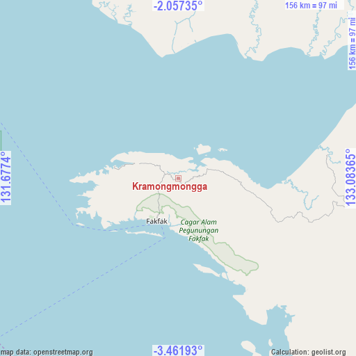 Kramongmongga on map