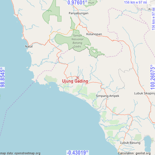 Ujung Gading on map