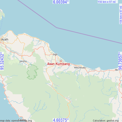Asan Kumbang on map