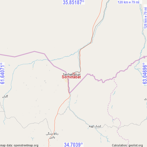 Serhetabat on map