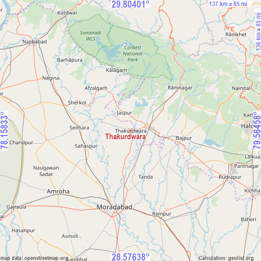 Thakurdwara on map