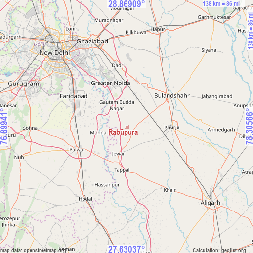 Rabūpura on map