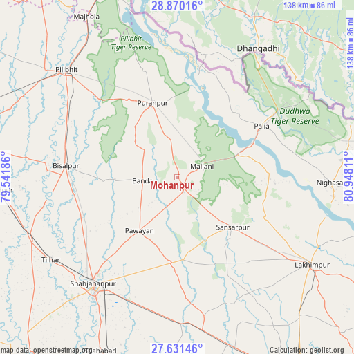 Mohanpur on map