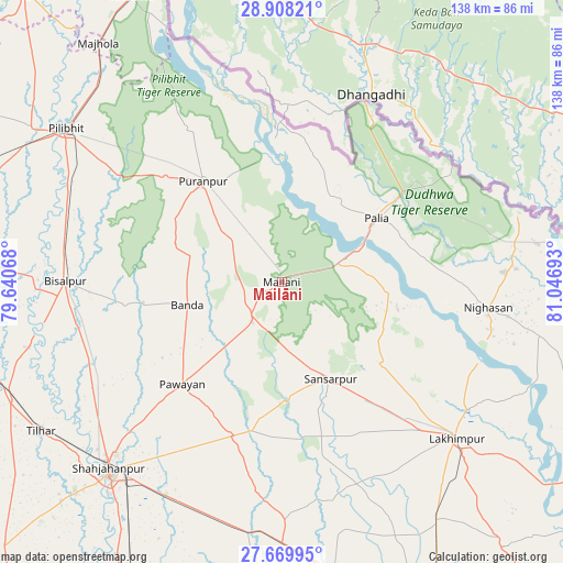 Mailāni on map