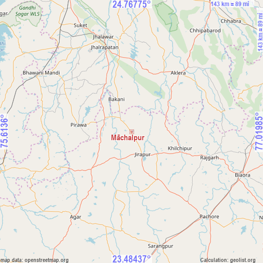 Māchalpur on map