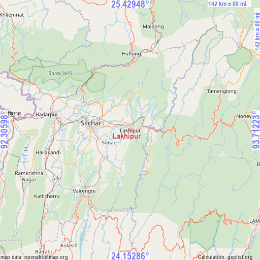 Lakhipur on map