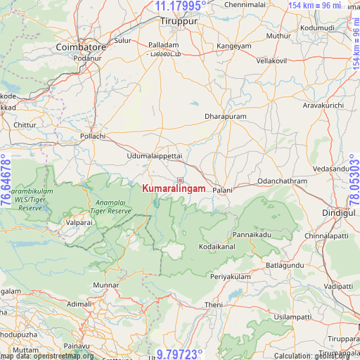 Kumaralingam on map