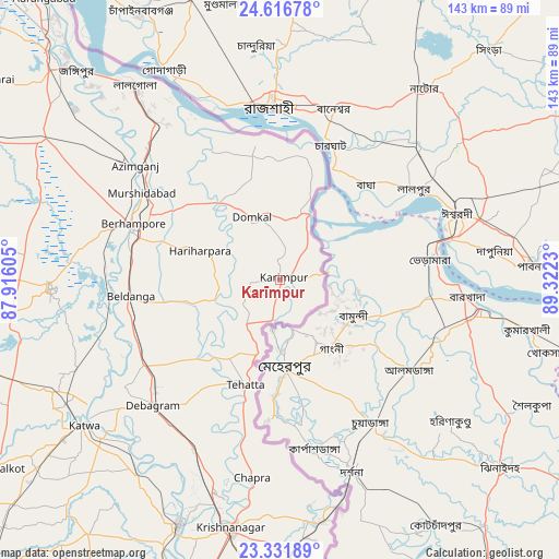 Karīmpur on map