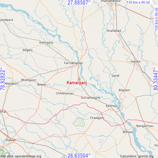 Kamalganj on map