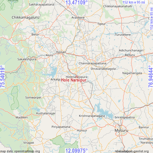 Hole Narsipur on map