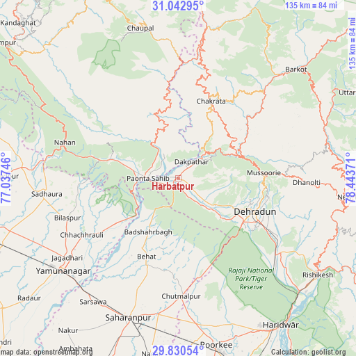 Harbatpur on map