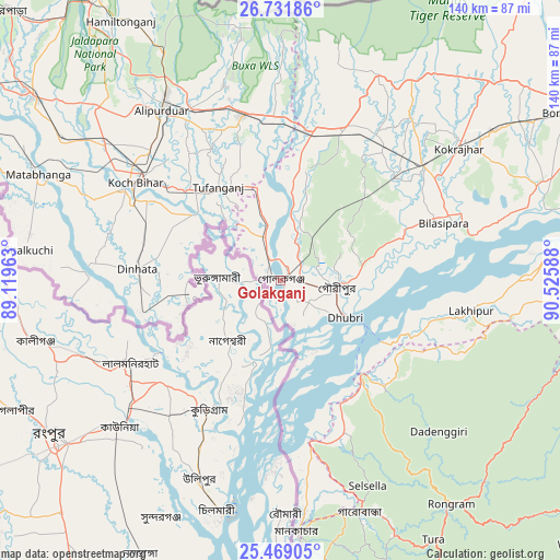 Golakganj on map