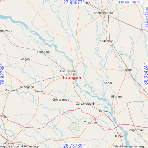 Fatehgarh on map