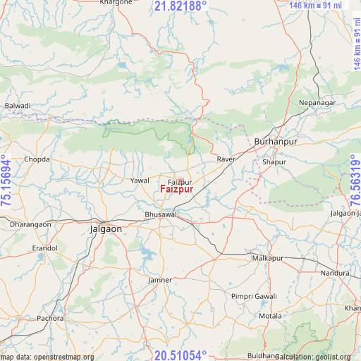 Faizpur on map