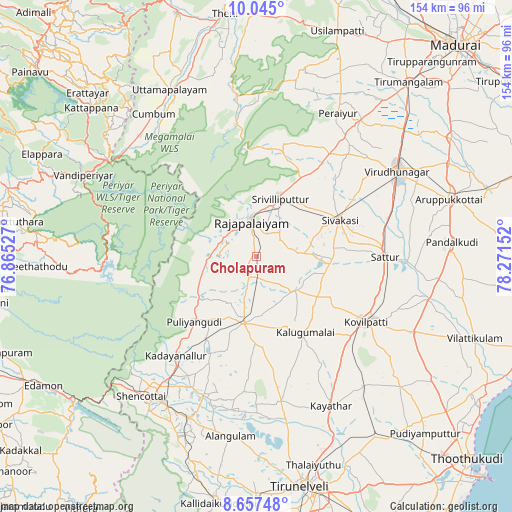 Cholapuram on map