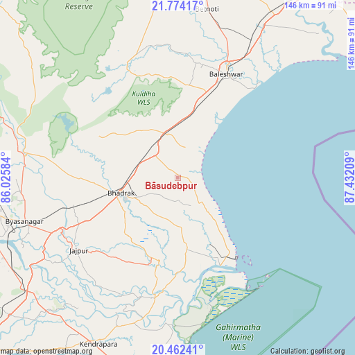 Bāsudebpur on map