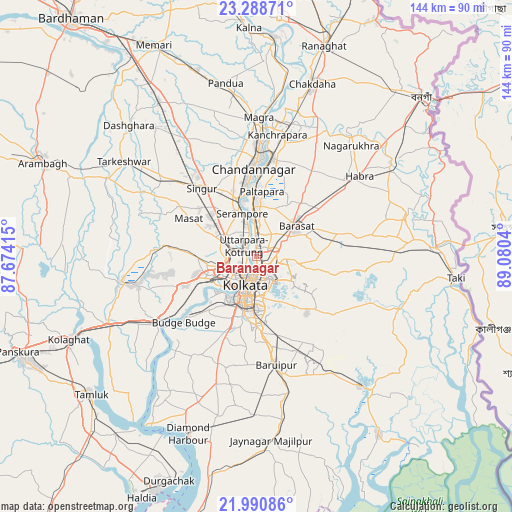 Baranagar on map