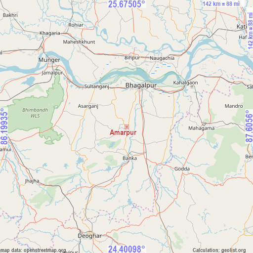 Amarpur on map