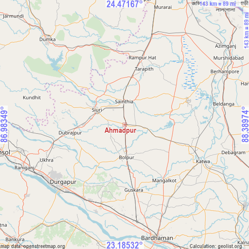 Ahmadpur on map