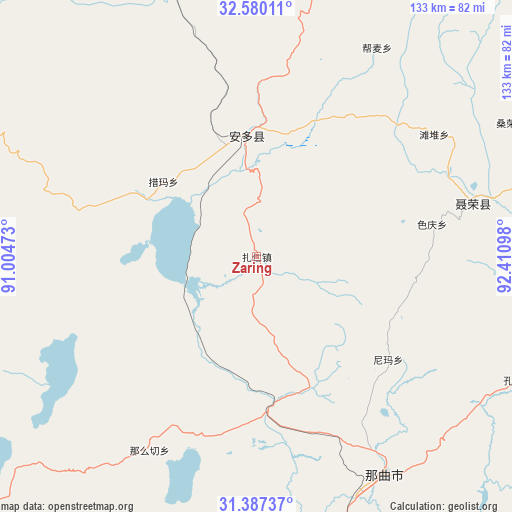 Zaring on map