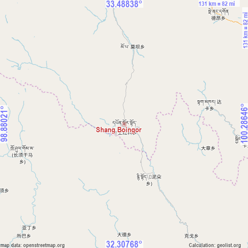 Shang Boingor on map