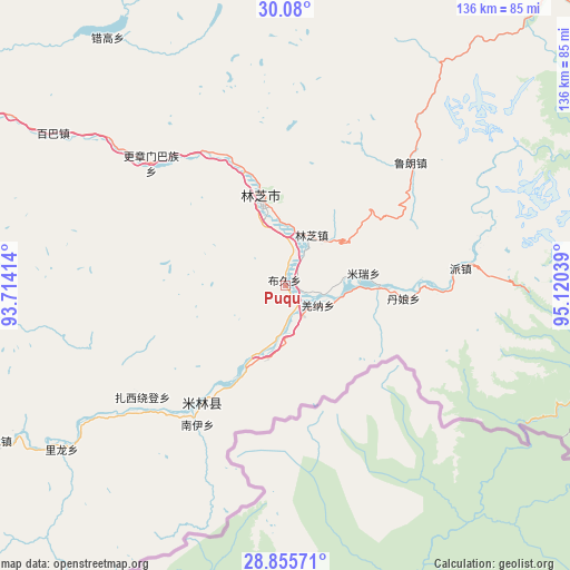 Puqu on map