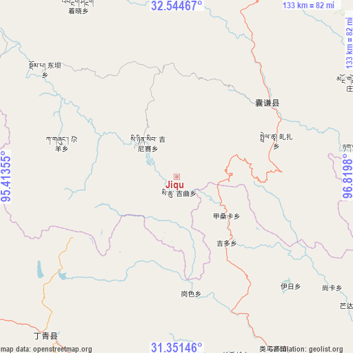 Jiqu on map