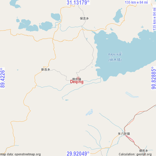 Deqing on map