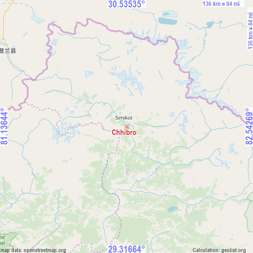Chhibro on map