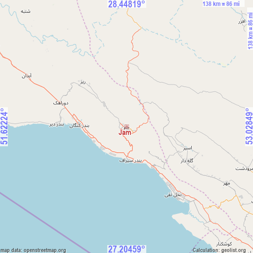 Jam on map
