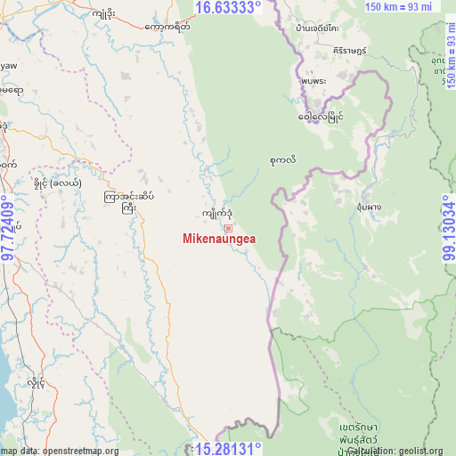 Mikenaungea on map