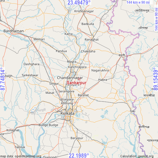 Sankarpur on map