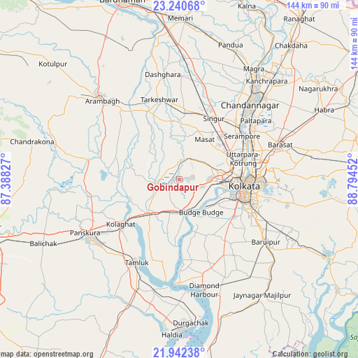 Gobindapur on map