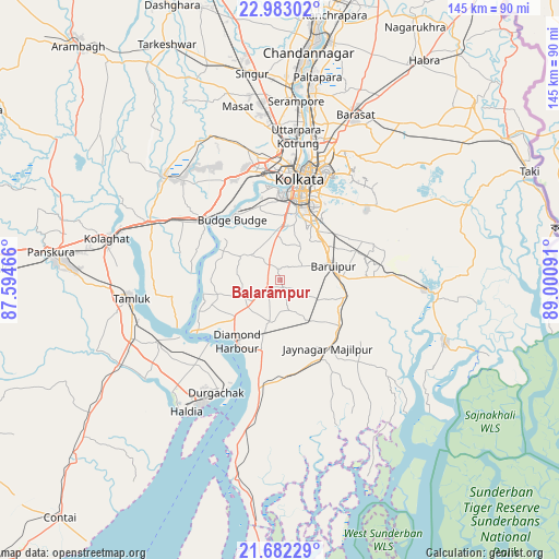 Balarāmpur on map