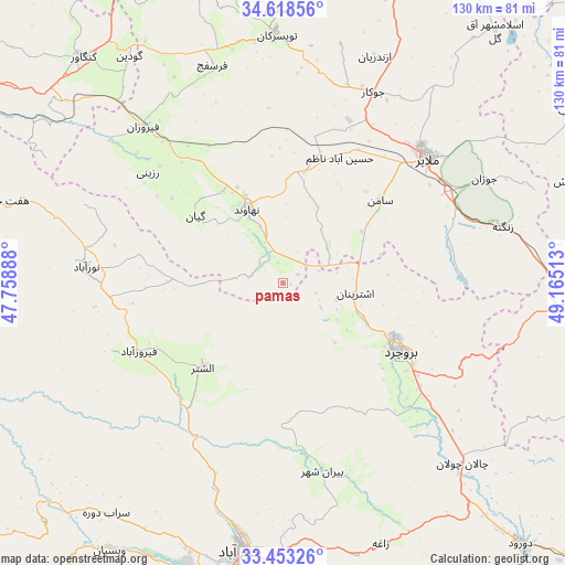 pamas on map