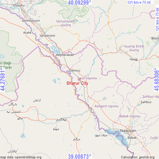 Sharur City on map