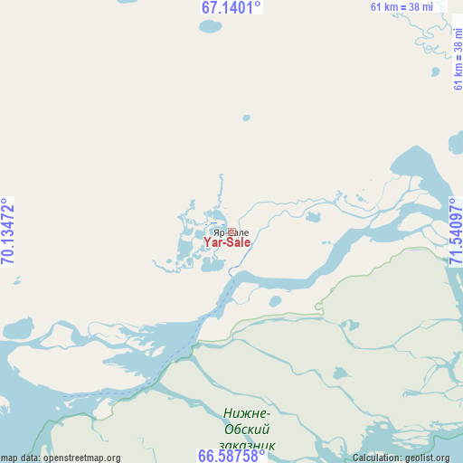 Yar-Sale on map