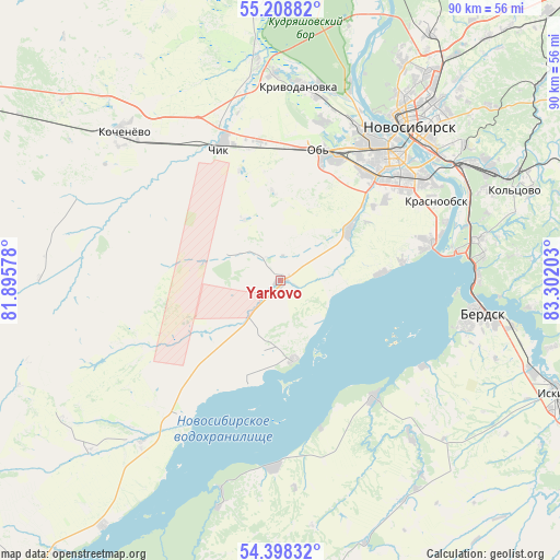 Yarkovo on map