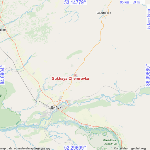 Sukhaya Chemrovka on map