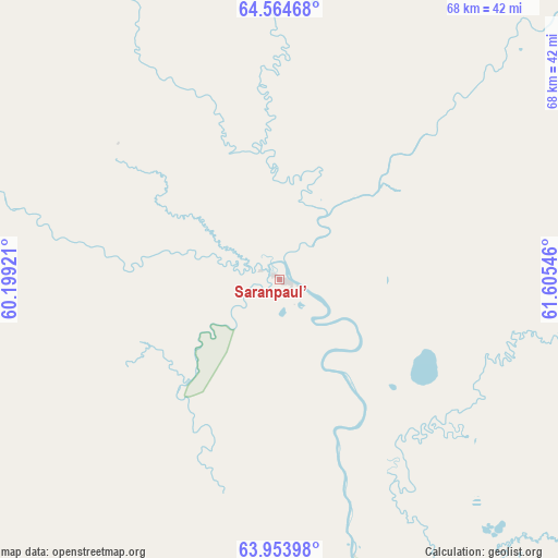 Saranpaul’ on map