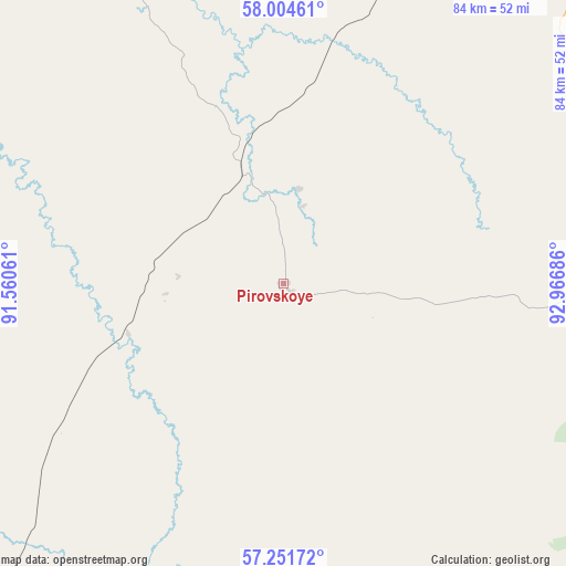 Pirovskoye on map