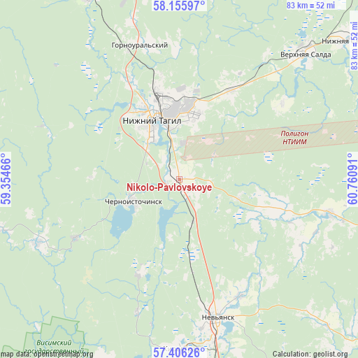 Nikolo-Pavlovskoye on map