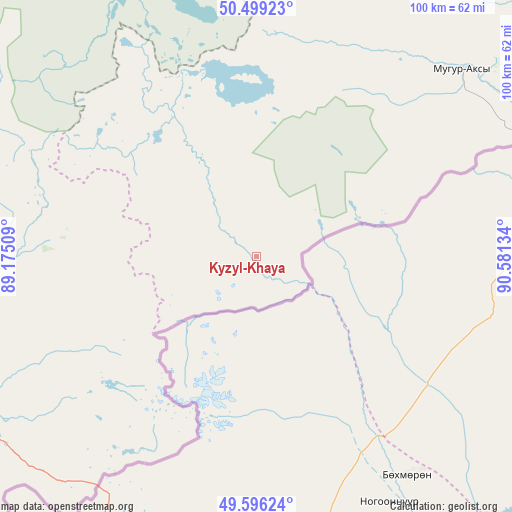 Kyzyl-Khaya on map