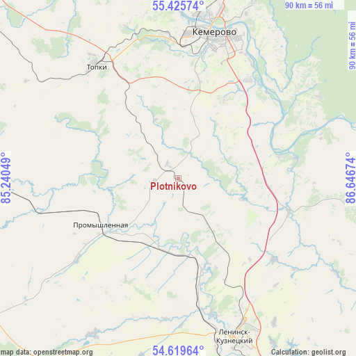 Plotnikovo on map