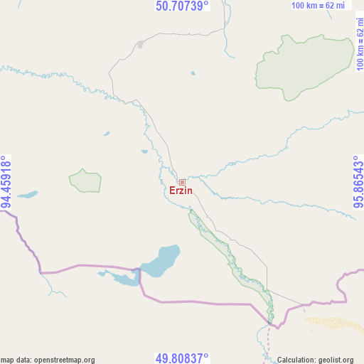 Erzin on map