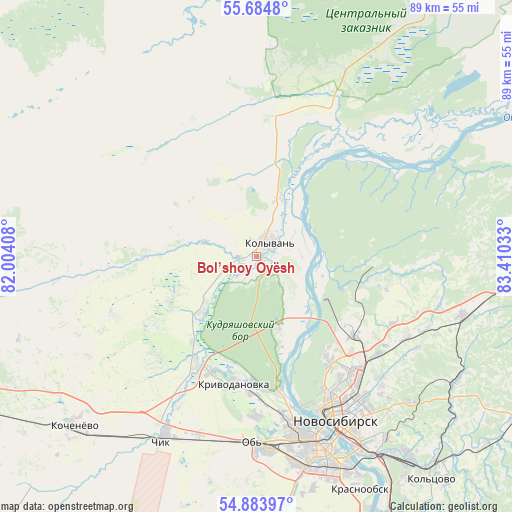 Bol’shoy Oyësh on map